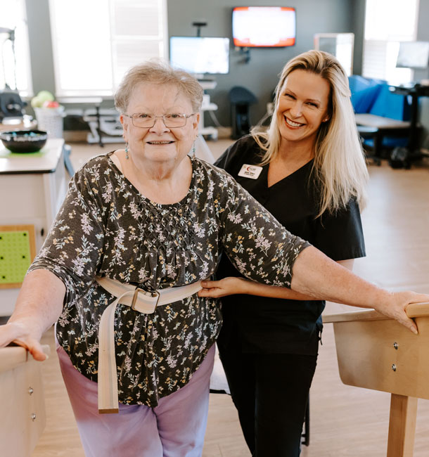 Woman Reciving Physical Therapy by ProCare